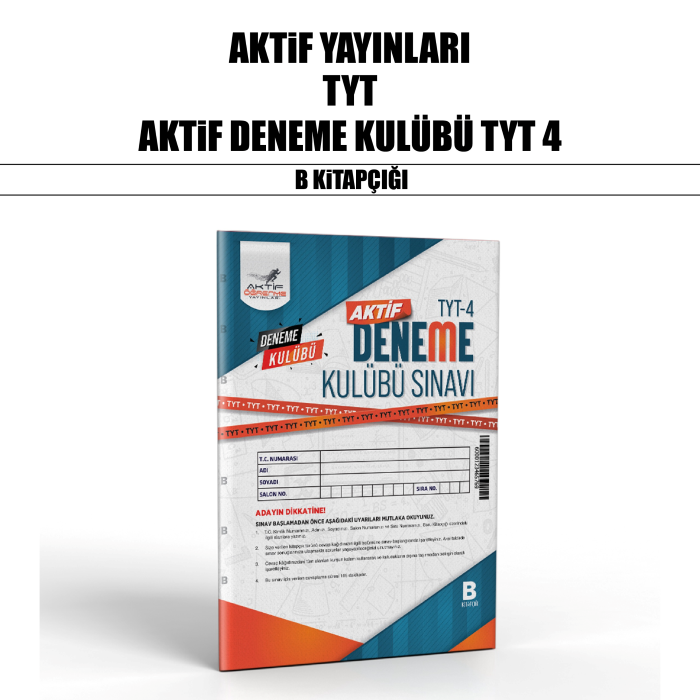 AKTİF YAYIN TYT DENEME KULÜBÜ SNV 4-B - 2025-26